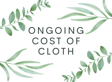 What are the ongoing costs involved in choosing reusable cloth nappies?