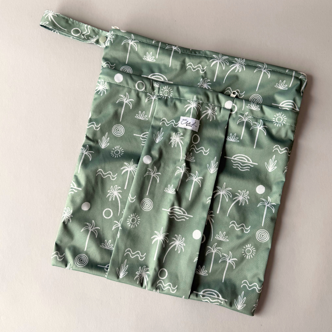 Large Double Pocket Wet Bag - Palm Cove