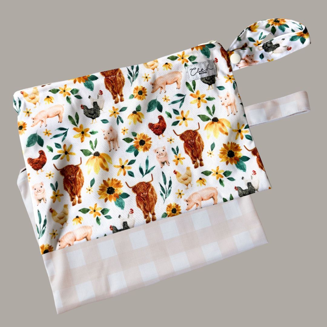 Full Time Reusable Bamboo Cloth Wipes Kit