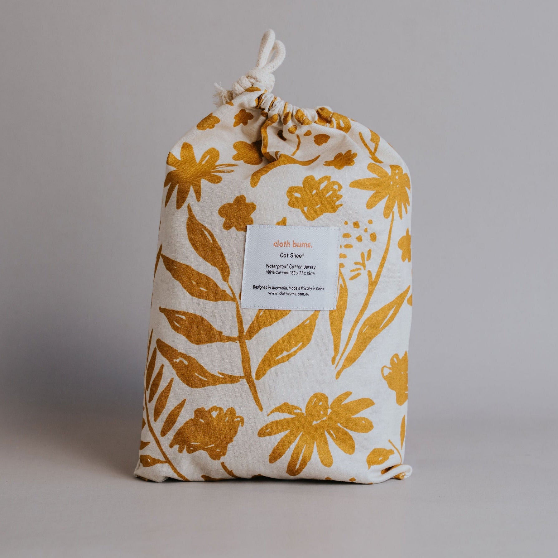 Waterproof Cot Sheet - Golden Hour