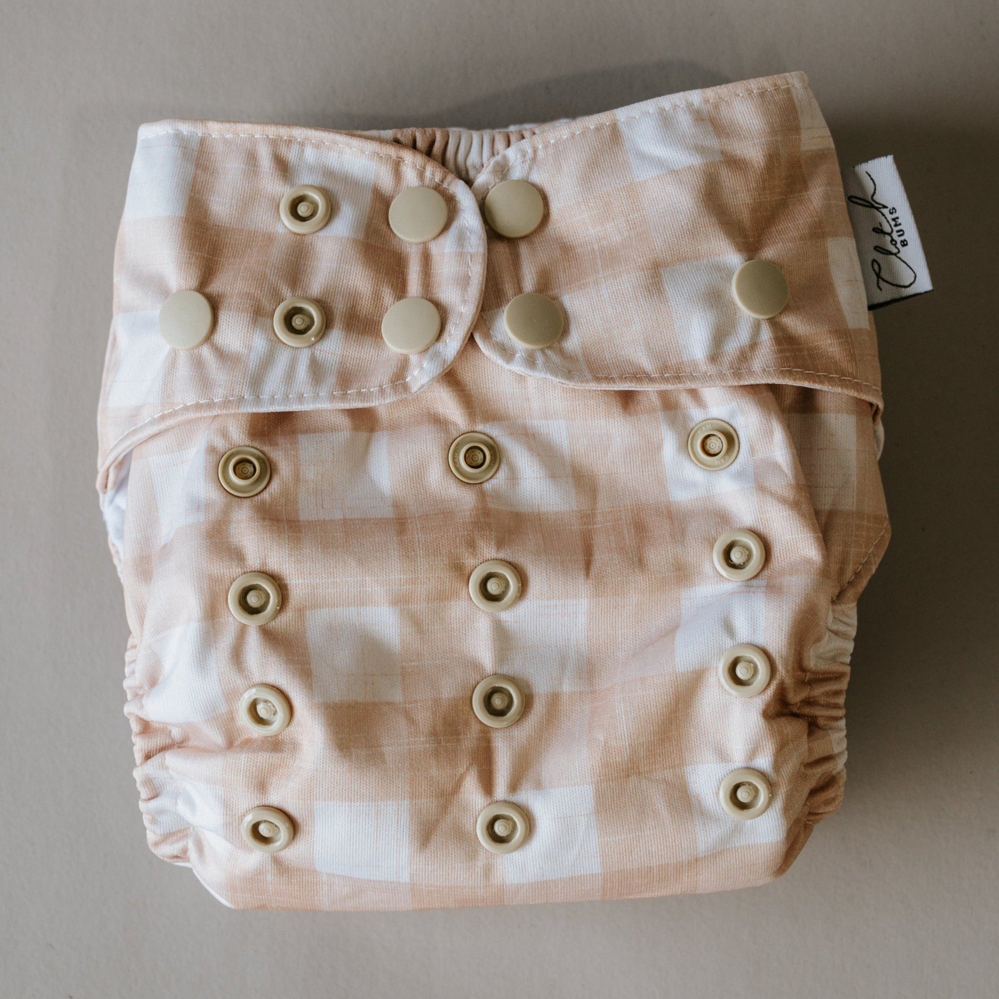 PIXIE One Size Fits Most Cloth Nappy - Champagne