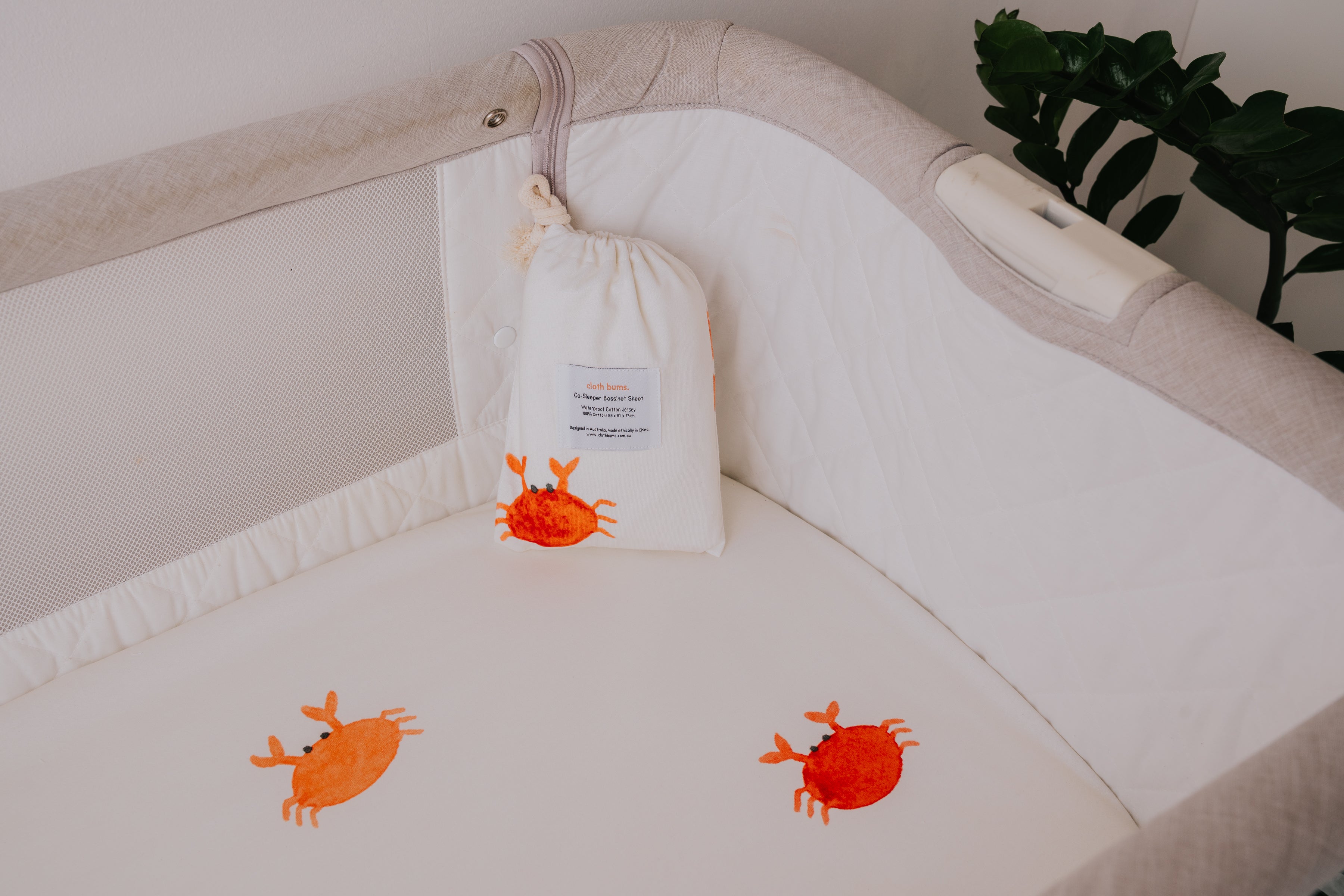 Co-Sleeper Waterproof Sheet - Crabby Pants