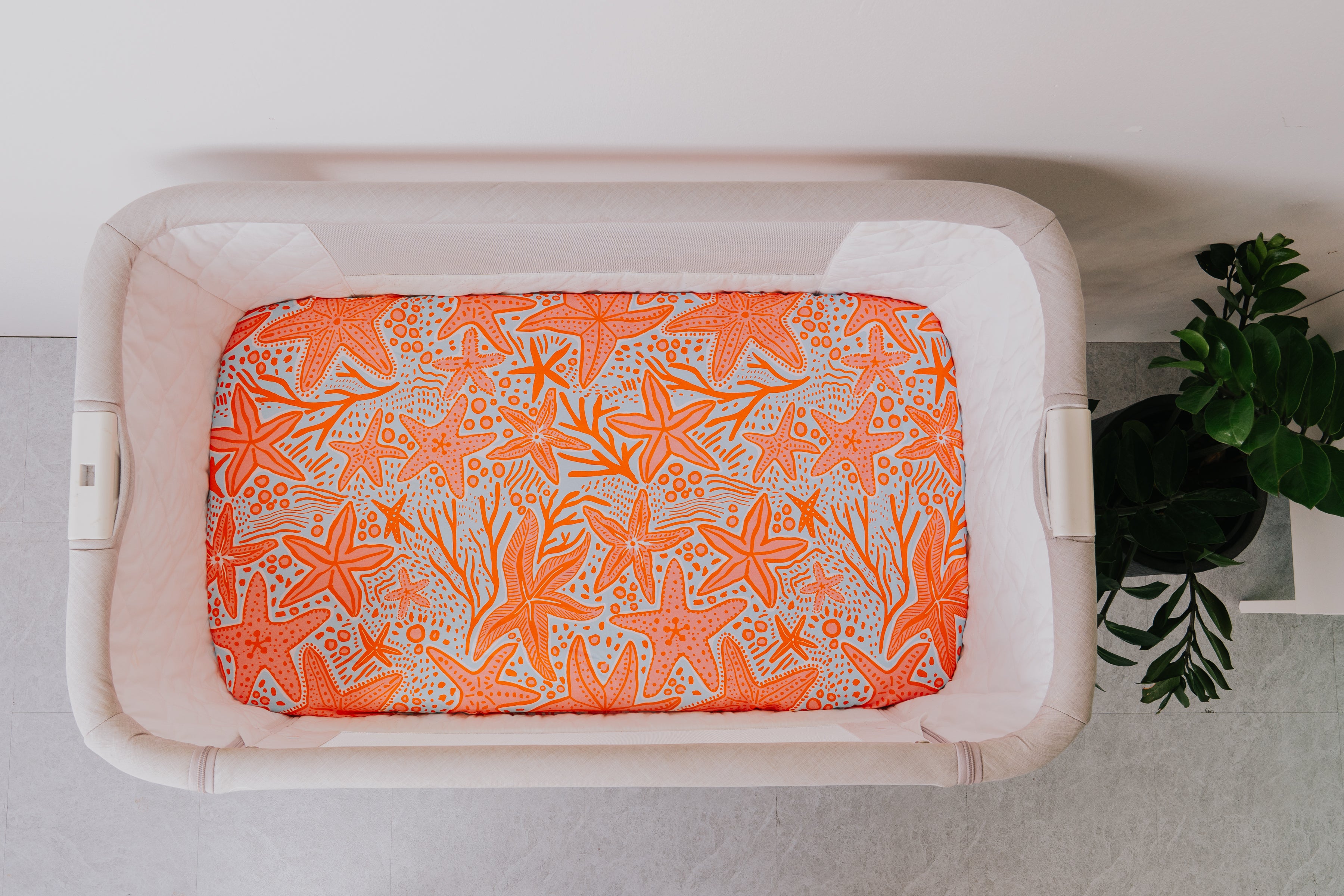 Co-Sleeper Waterproof Sheet - Reef Riot