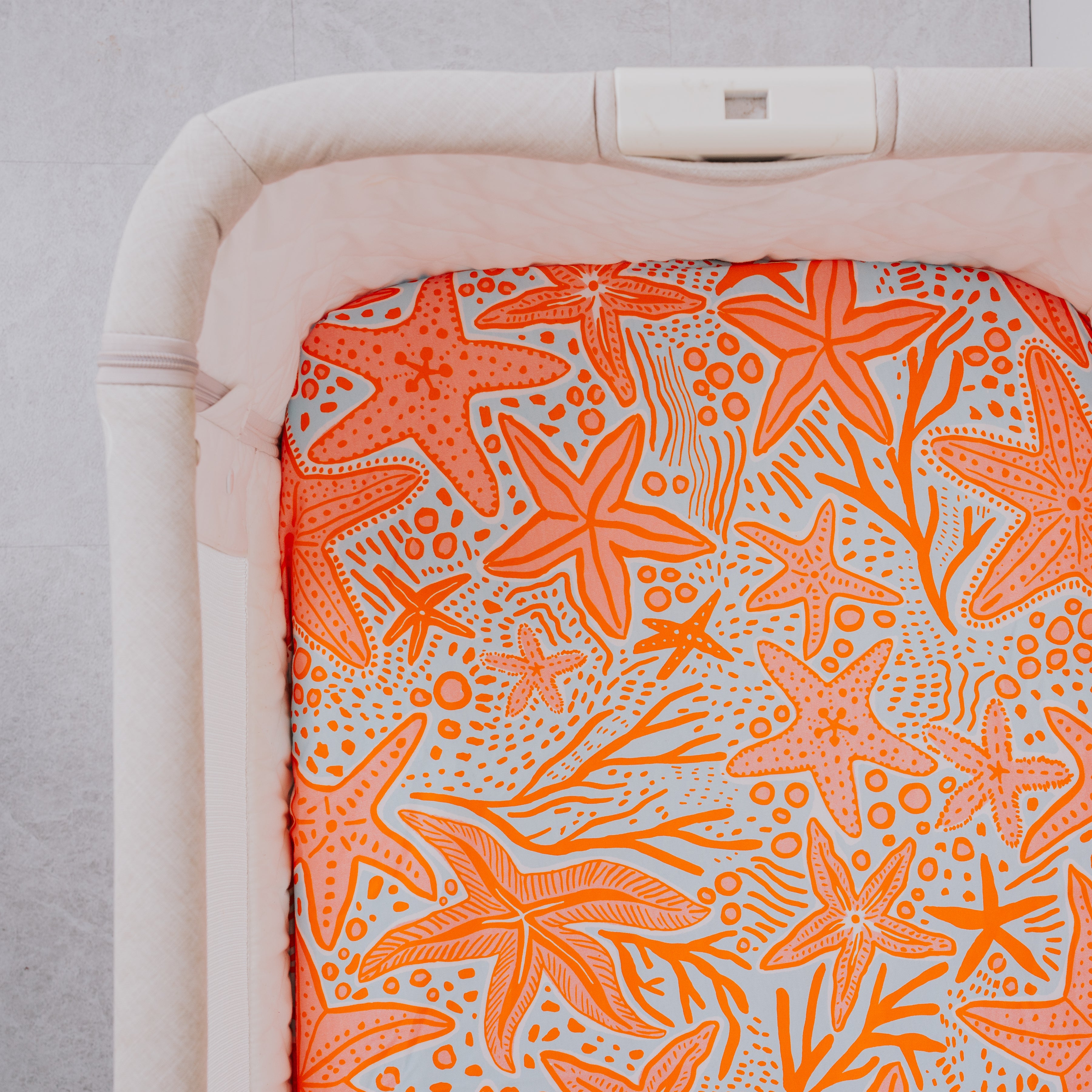 Co-Sleeper Waterproof Sheet - Reef Riot