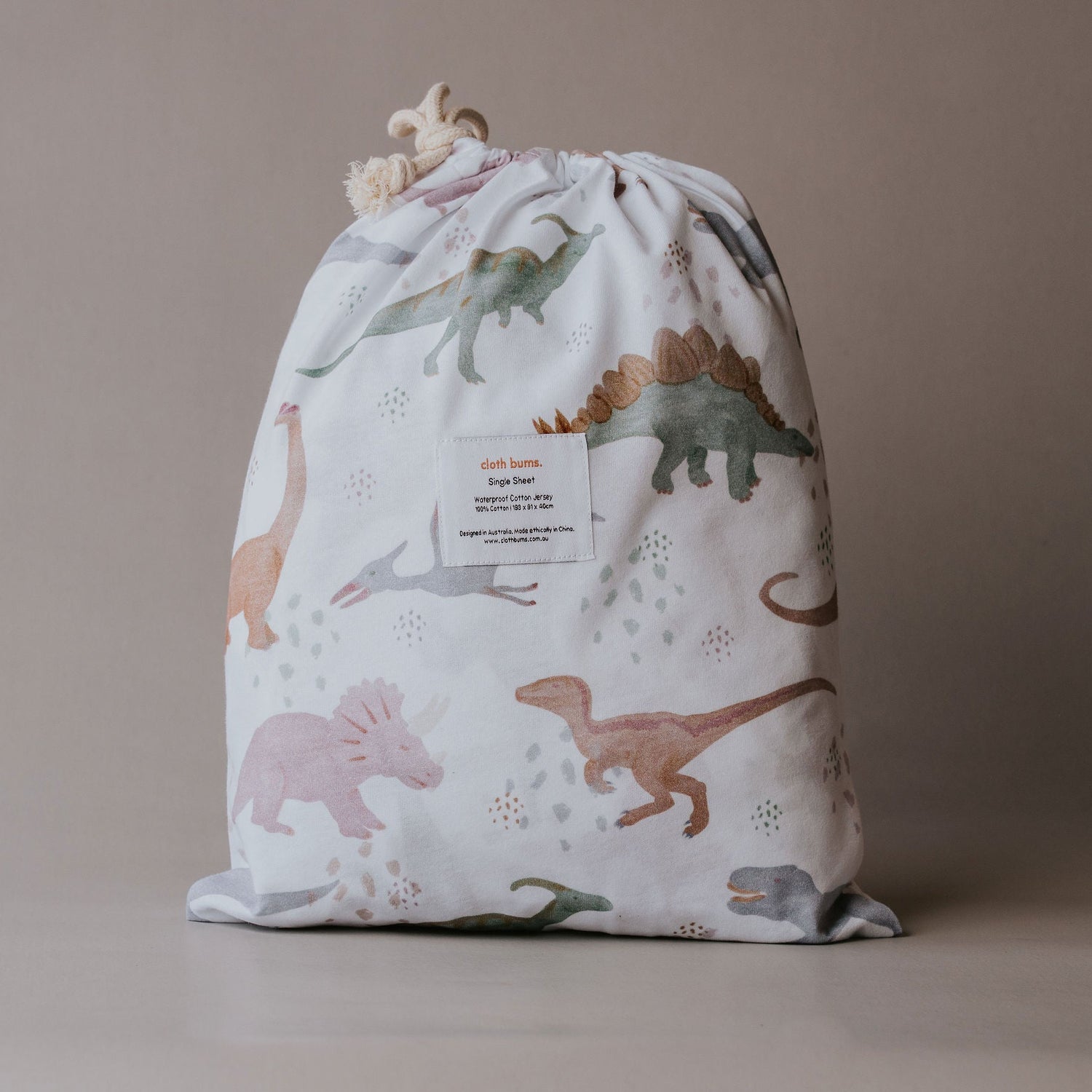 Waterproof King/Single Sheet - Prehistoric