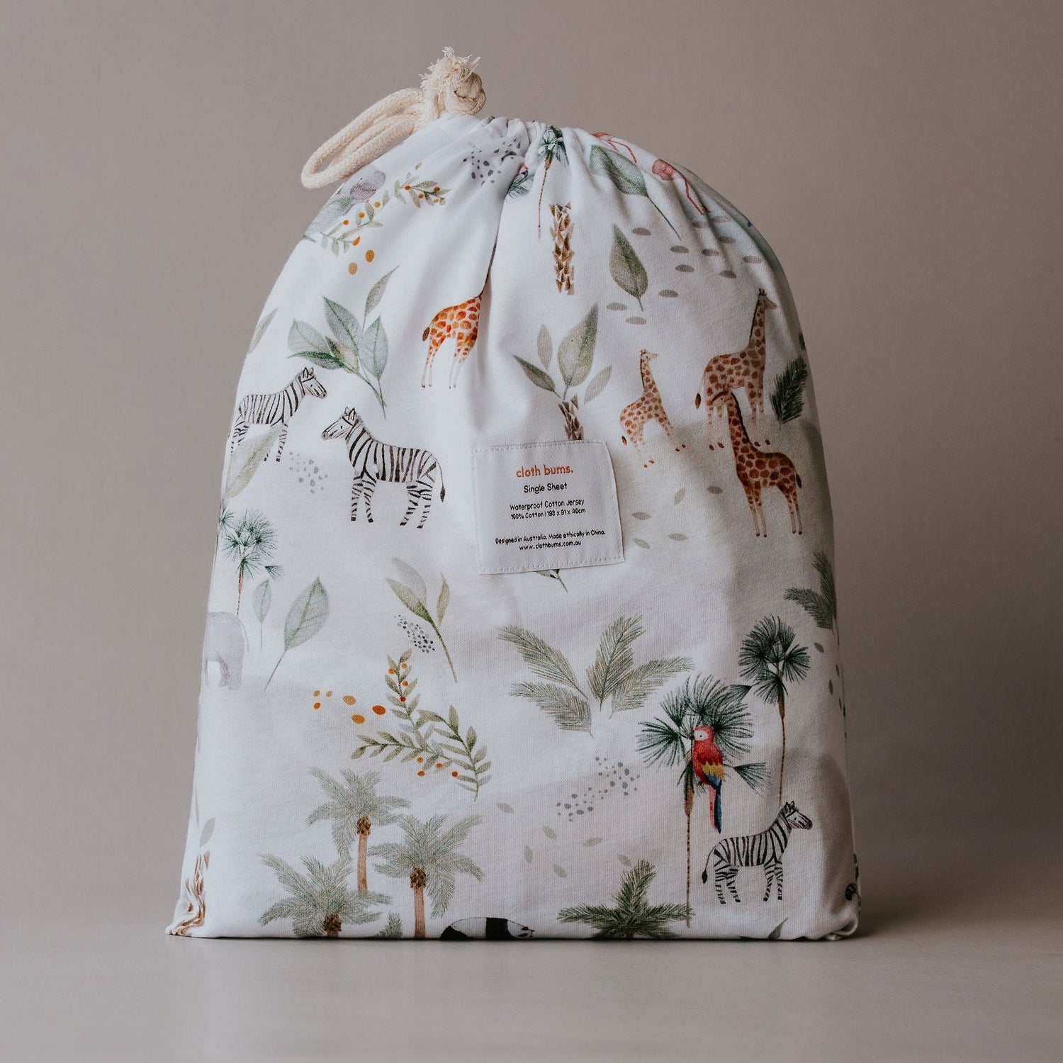 Waterproof King/Single Sheet - Wild Ones