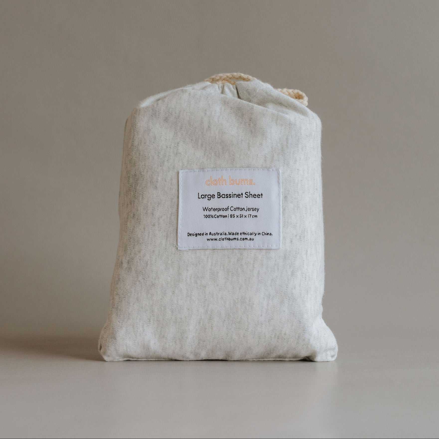 Co-Sleeper Waterproof Sheet - Grey Marle