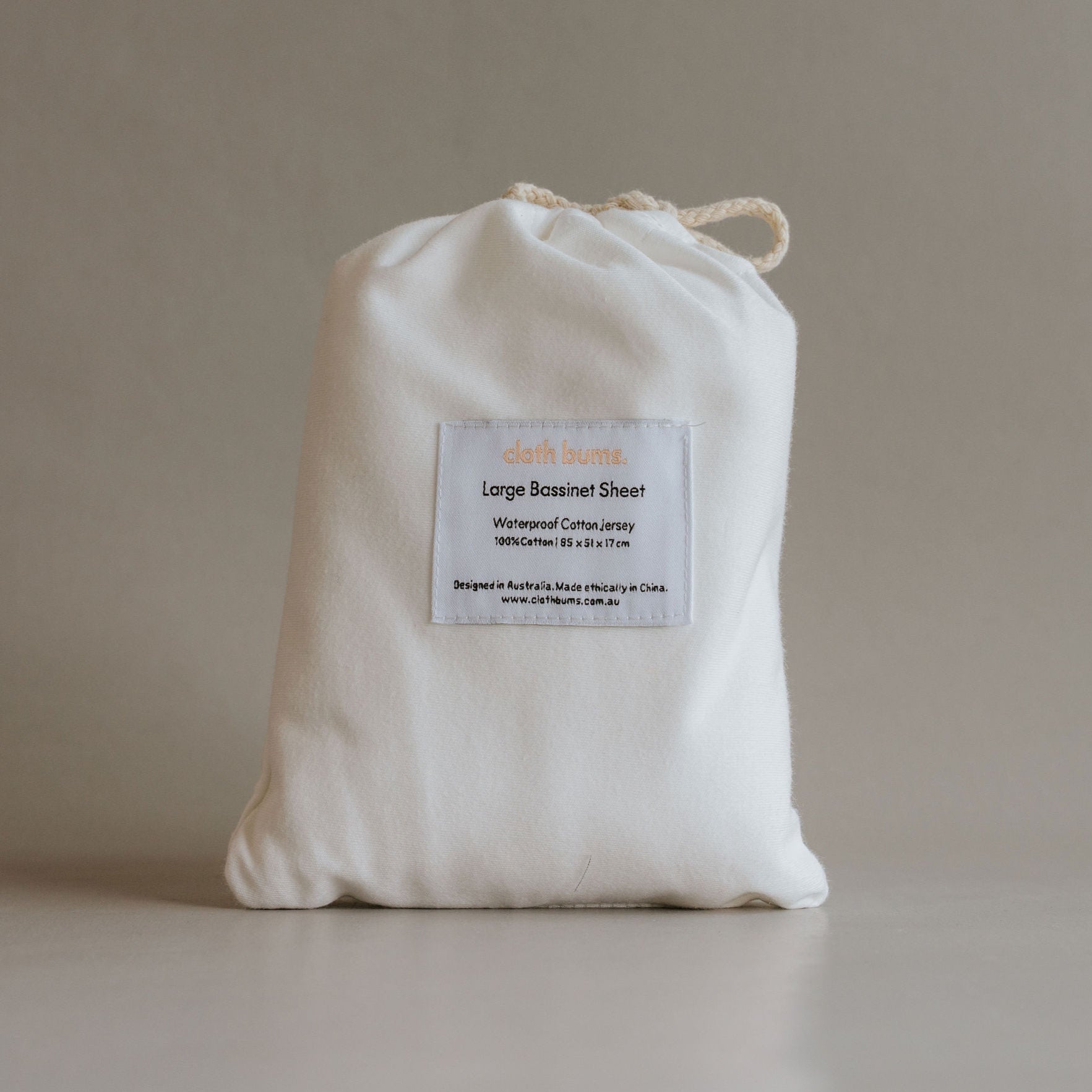 Co-Sleeper Waterproof Sheet - Ivory
