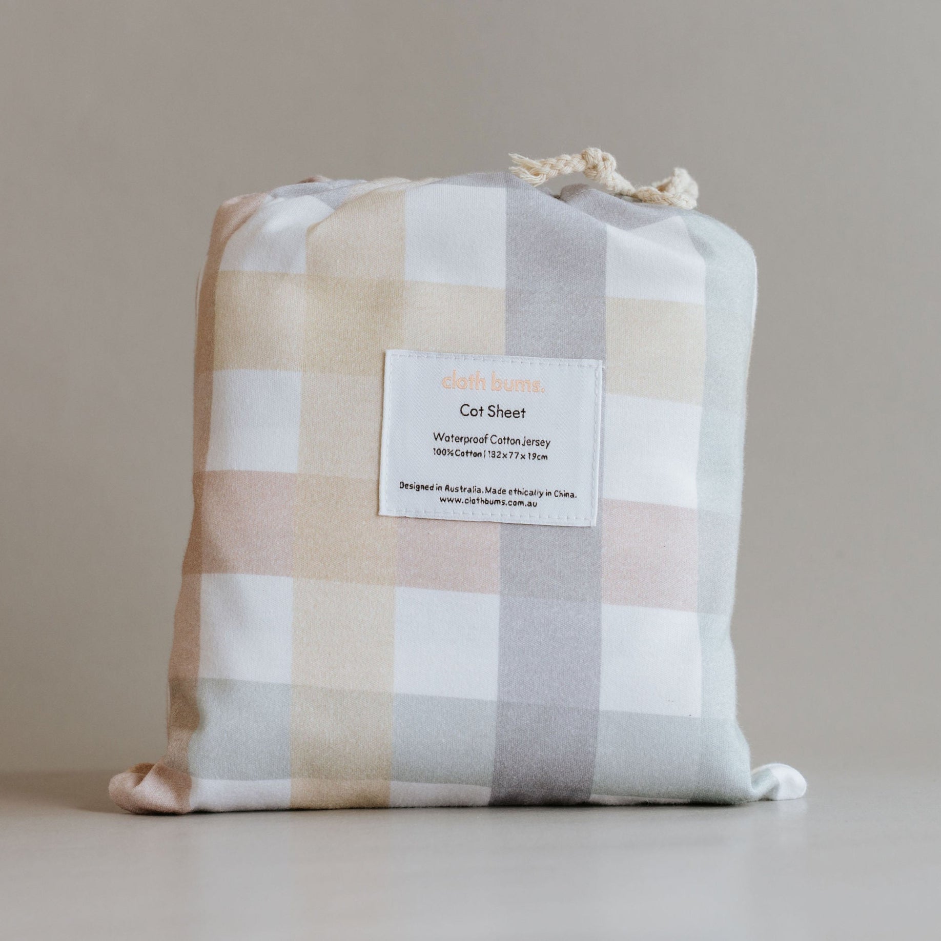 Waterproof Cot Sheet - Checkpoint