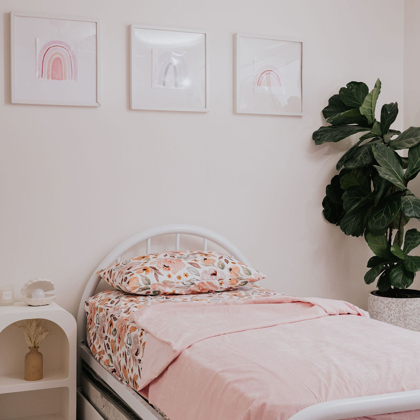 Waterproof Pillowcase - Peony Pop