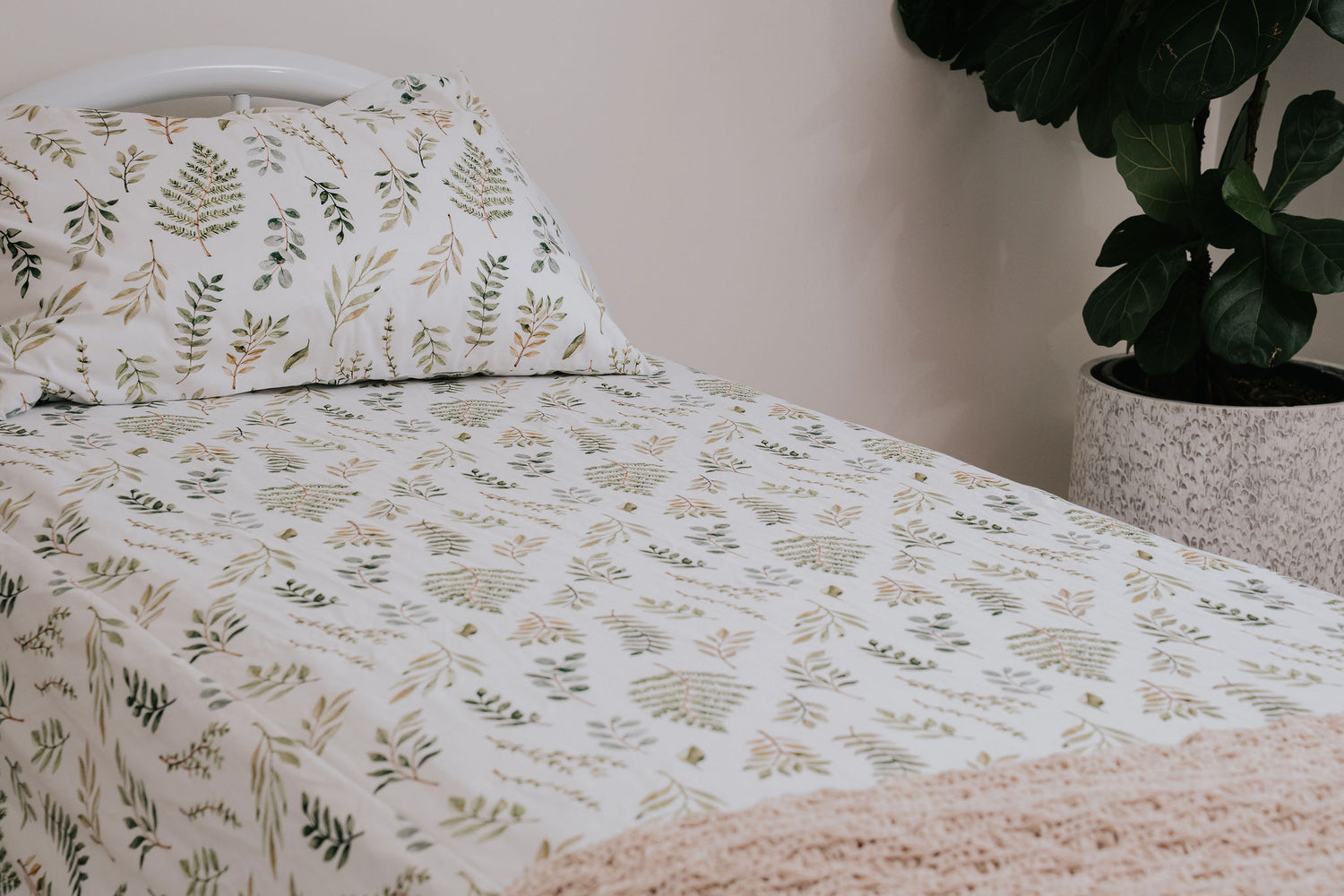 Waterproof Pillowcase - Fern Gully