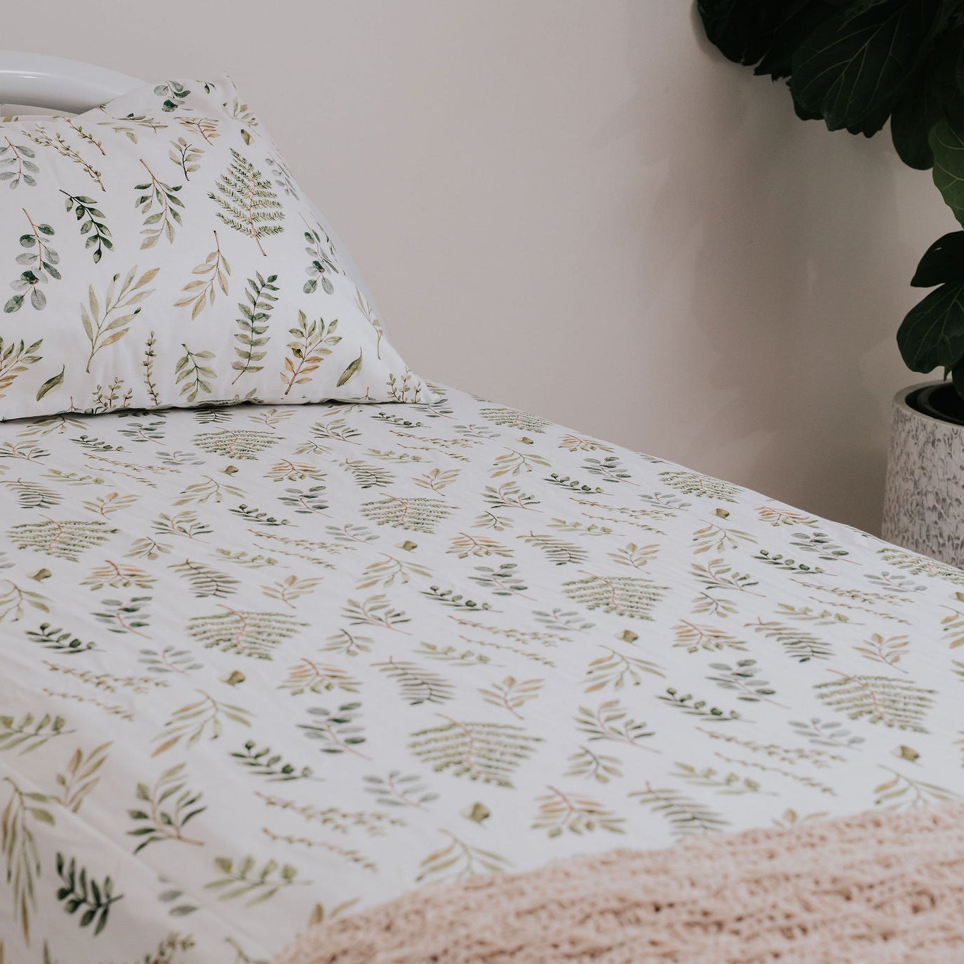Waterproof Pillowcase - Fern Gully
