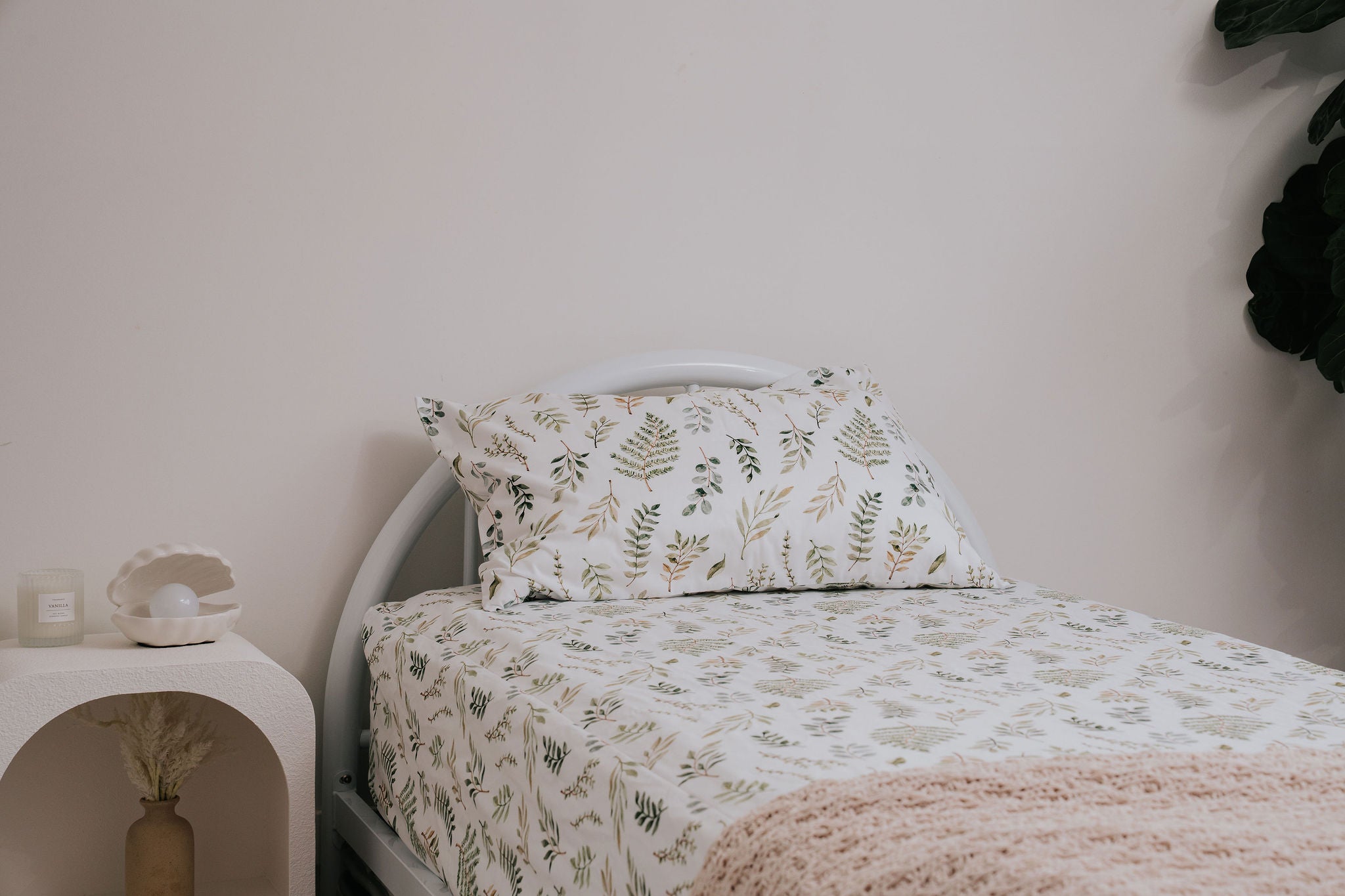 Waterproof Pillowcase - Fern Gully