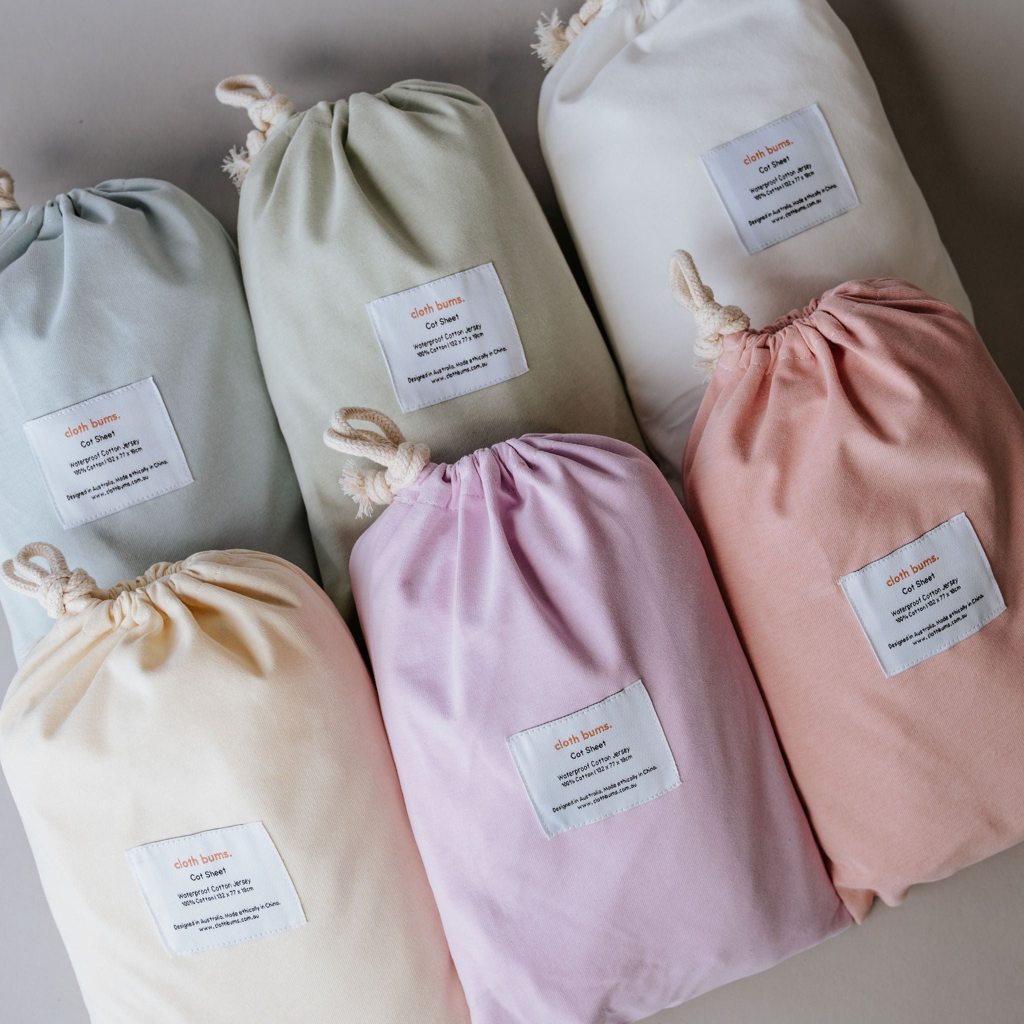 Waterproof Cot Sheet - Musk