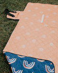 Reversible Picnic Mat - Toasty/Rainbow