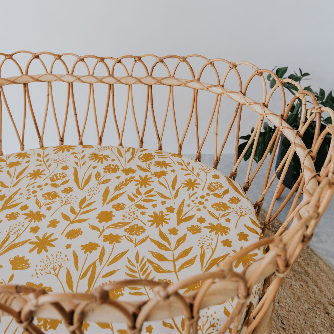 Co-Sleeper Waterproof Sheet - Golden Hour