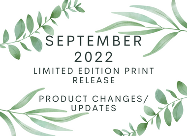 Septemeber 2022 Release Product Updates/Changes