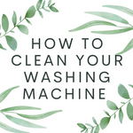 How to clean your washing machine