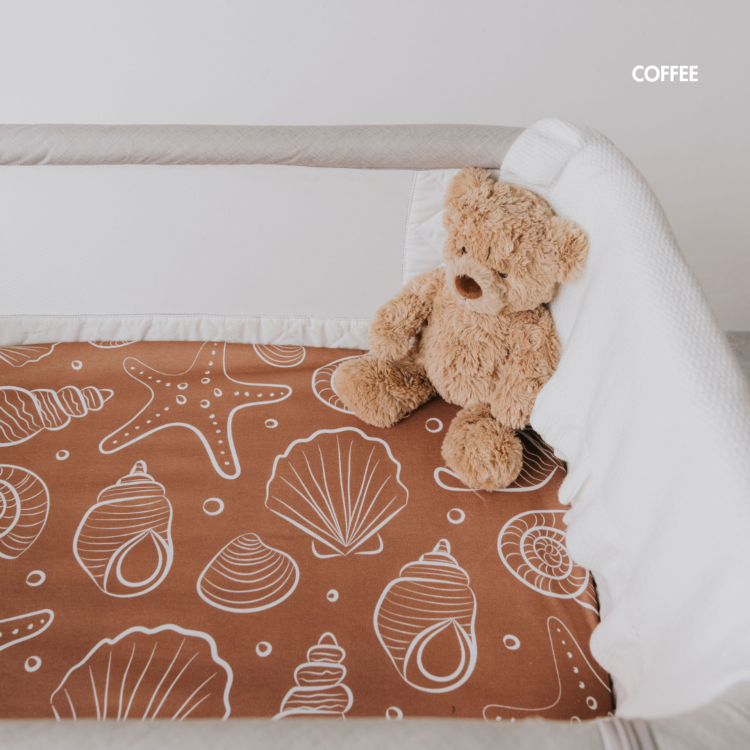 Regular Bassinet Waterproof Sheet - Shell Seeker