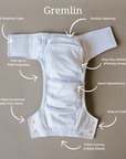 GREMLIN Pull Up Cloth Nappy/Training Pant - Daisy Dukes
