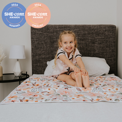 Cloth Bums Peony Pop waterproof bed mat