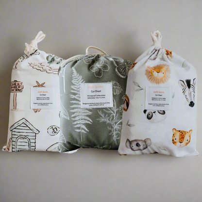 Waterproof Cot Sheet Bundle Pack - 3 Pack