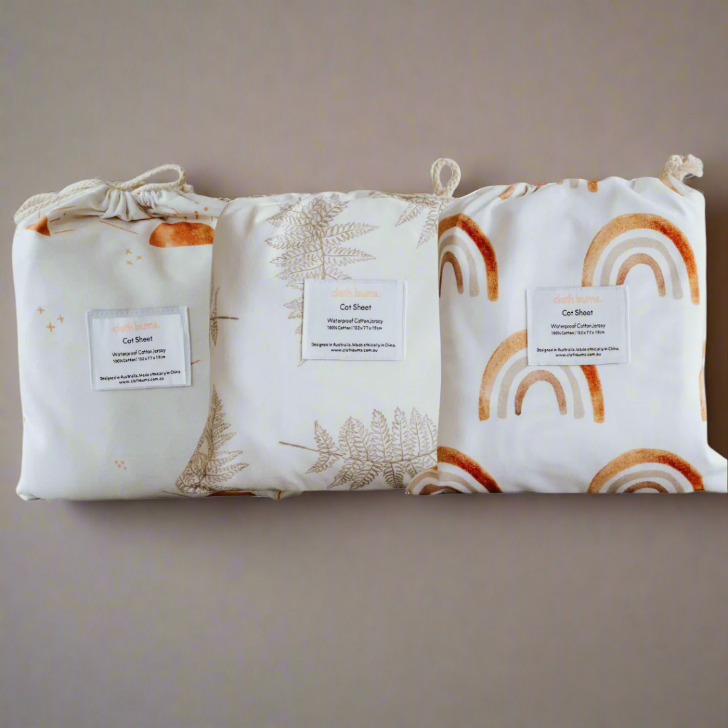 Waterproof Cot Sheet Bundle Pack - 3 Pack