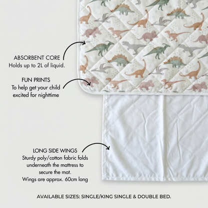 Waterproof Bed Mat - Gold Digger