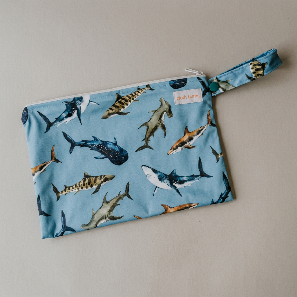 Small Wet Bag - Swim Shady