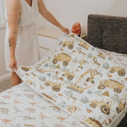 Waterproof Bed Mat - Gold Digger