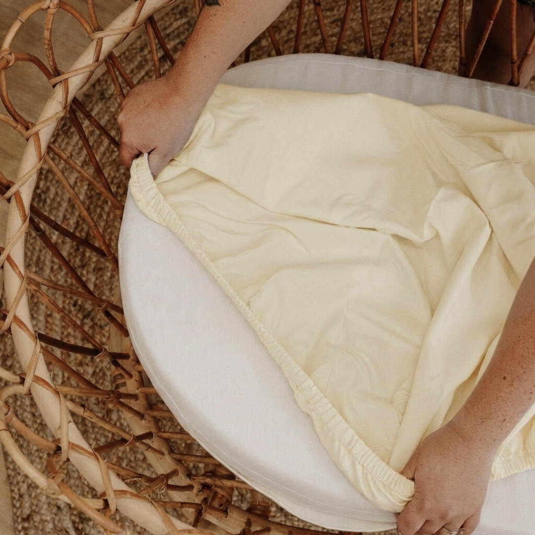 Co-Sleeper Waterproof Sheet - Flax