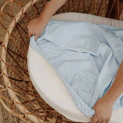 Co-Sleeper Waterproof Sheet - Glacier