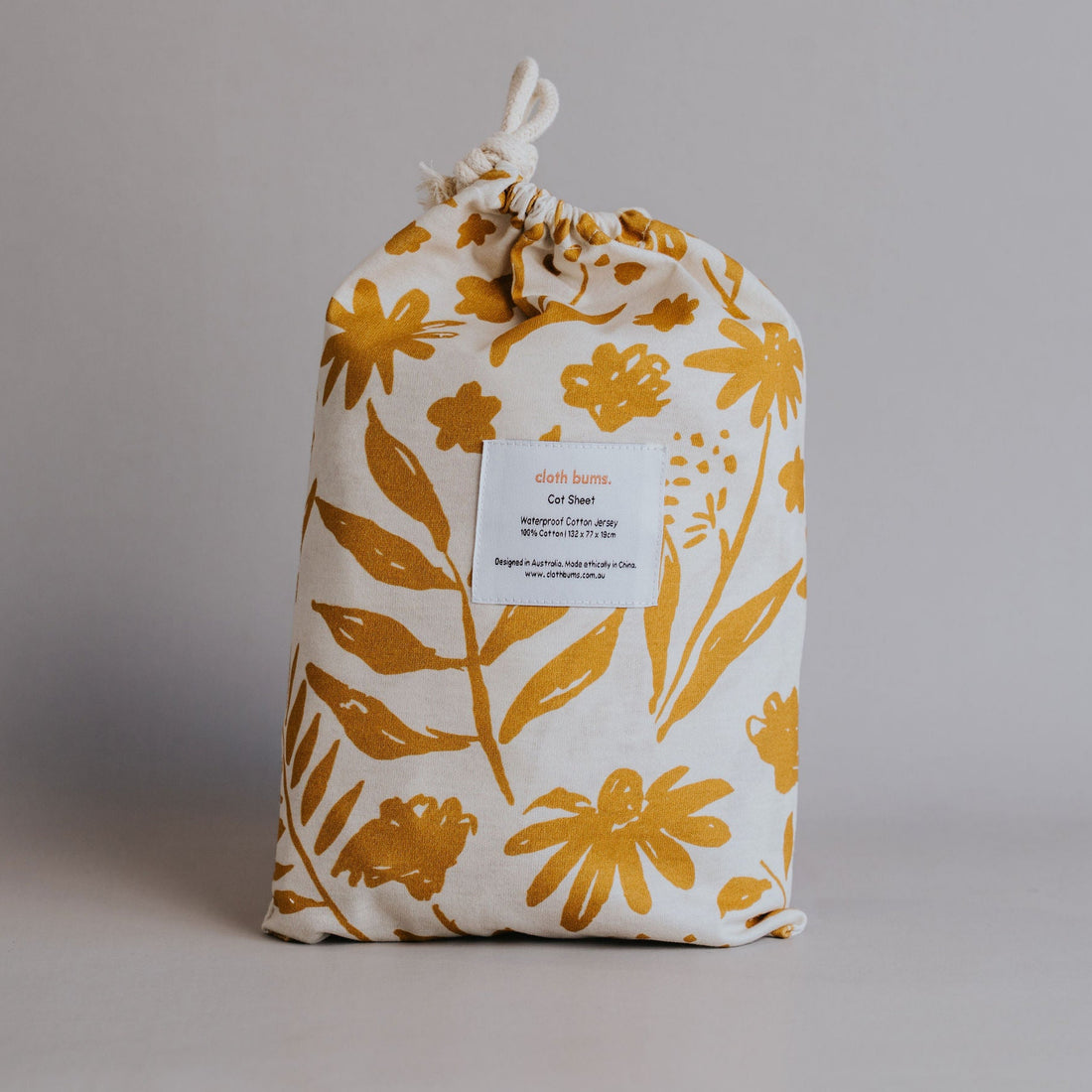 Waterproof Cot Sheet - Golden Hour