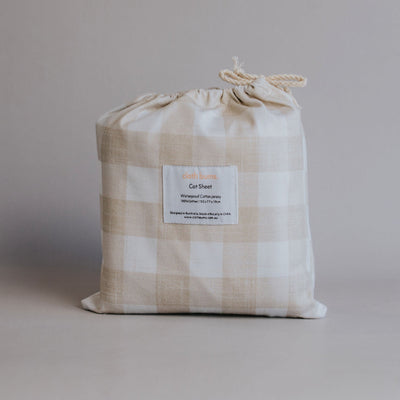 Waterproof Cot Sheet - Champagne
