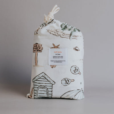 Waterproof Cot Sheet - Retro Sands