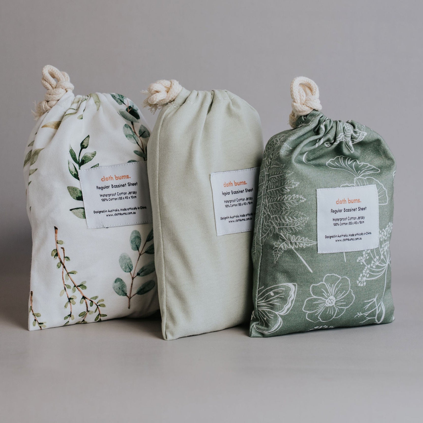 Bassinet Fitted Sheet - 3 Pack Bundle