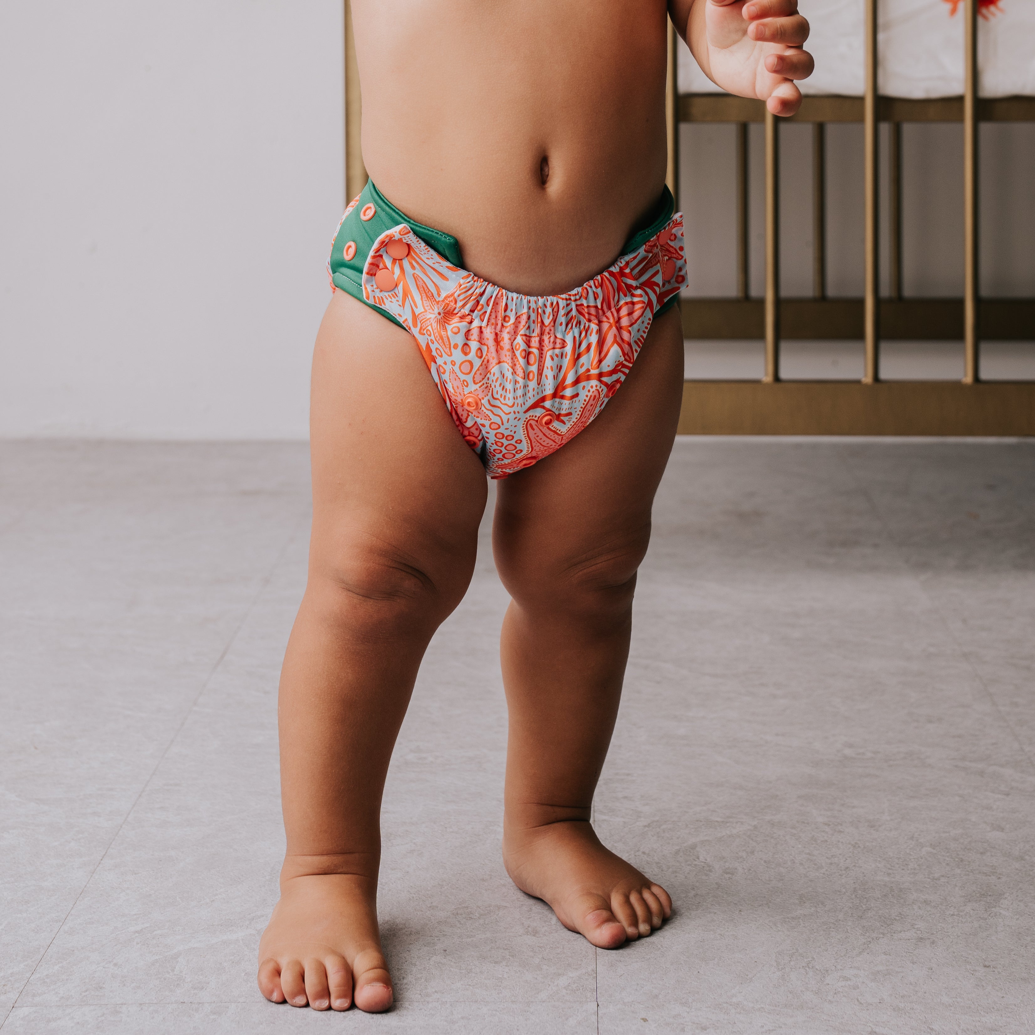 GREMLIN Pull Up Cloth Nappy/Training Pant - Reef Riot