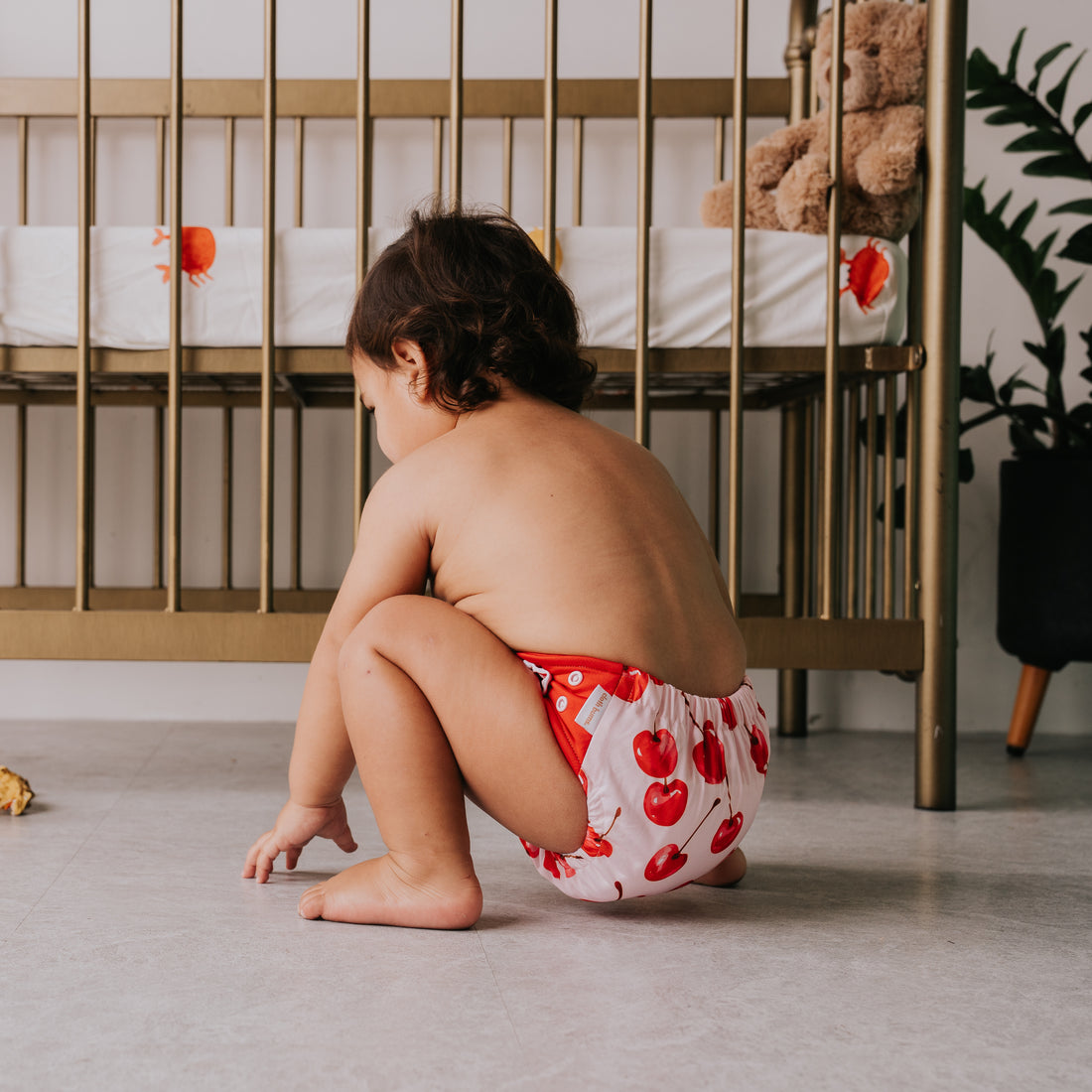 GREMLIN Pull Up Cloth Nappy/Training Pant - Cherry Pop