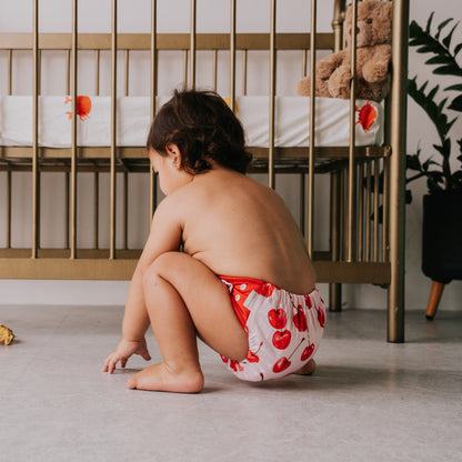 GREMLIN Pull Up Cloth Nappy/Training Pant - Cherry Pop