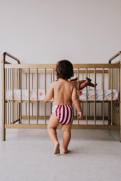 GREMLIN Pull Up Cloth Nappy/Training Pant - Berry Good