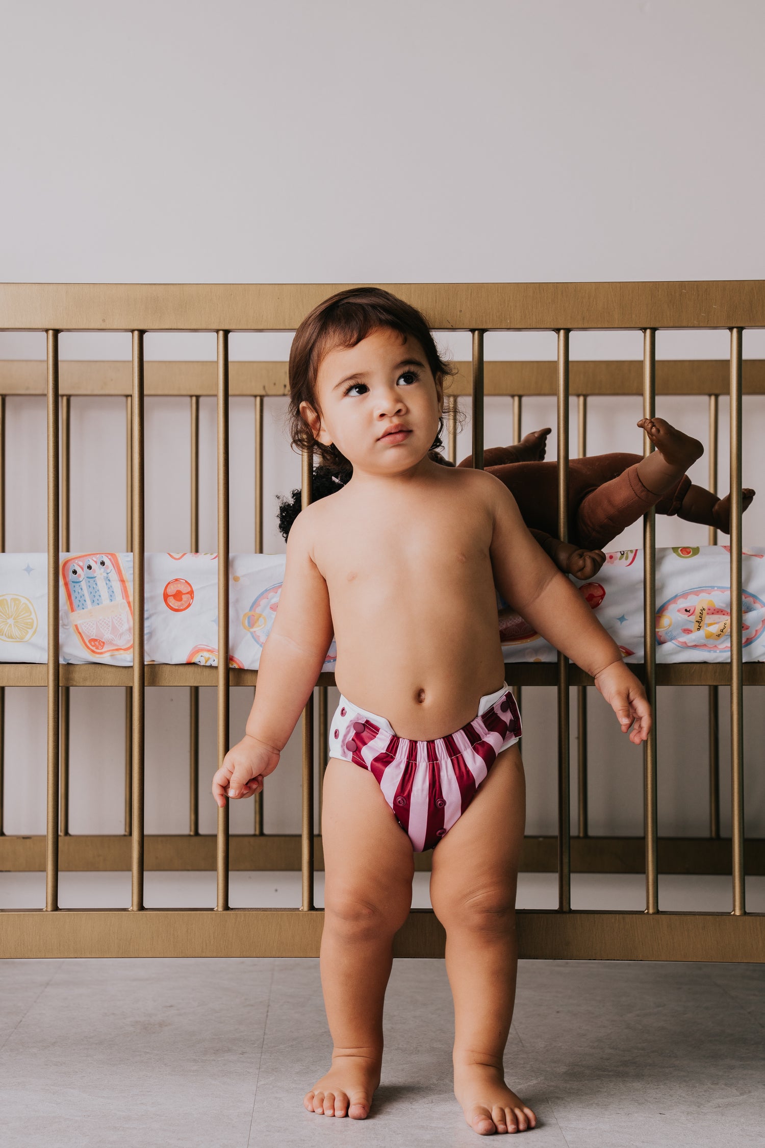 GREMLIN Pull Up Cloth Nappy/Training Pant - Berry Good