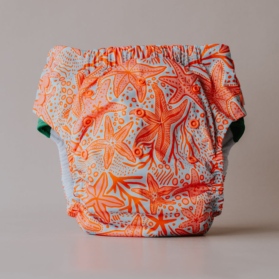 Big Kids Pull Up Reusable Nappy - Reef Riot