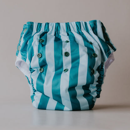 Big Kids Pull Up Reusable Nappy - Tide Line