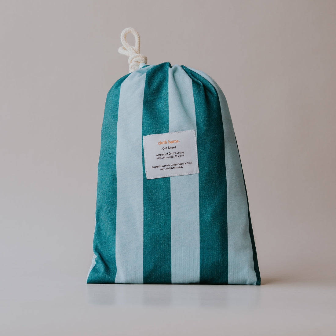 Waterproof Cot Sheet - Tide Line