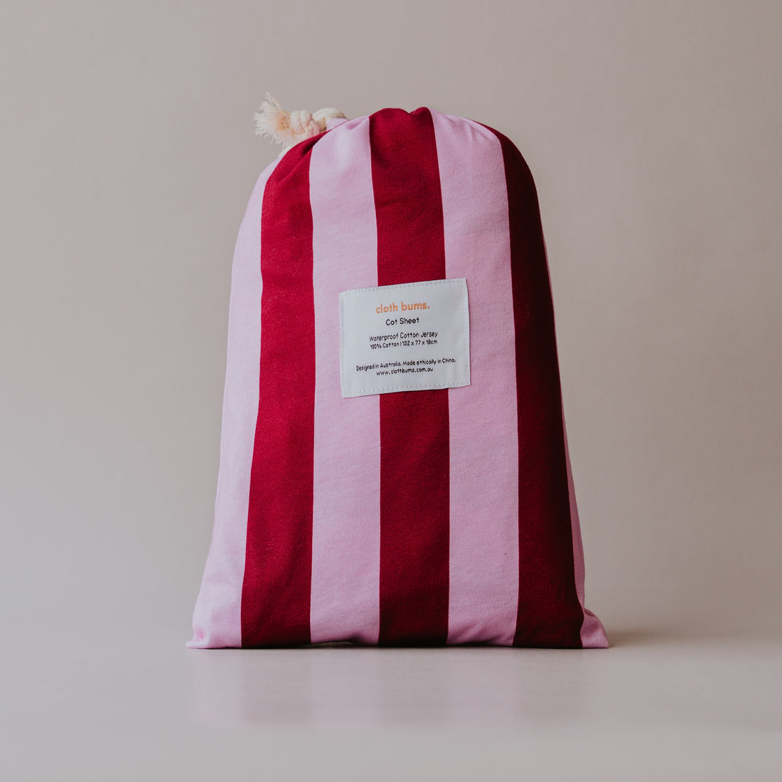 Waterproof Cot Sheet - Berry Good