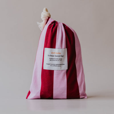 Co-Sleeper Waterproof Sheet - Berry Good