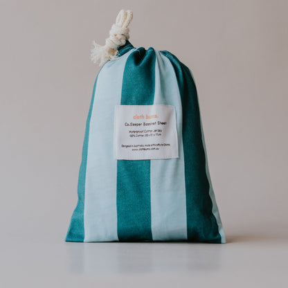 Co-Sleeper Waterproof Sheet - Tide Line
