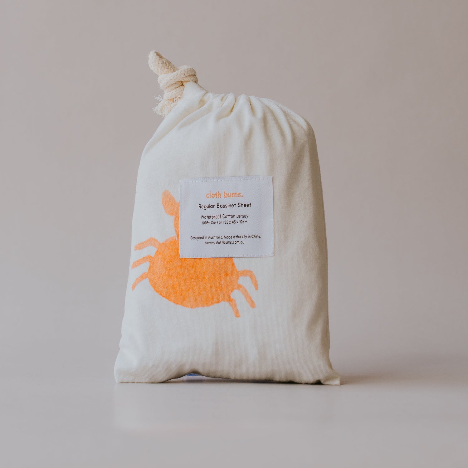 Regular Bassinet Waterproof Sheet - Crabby Pants