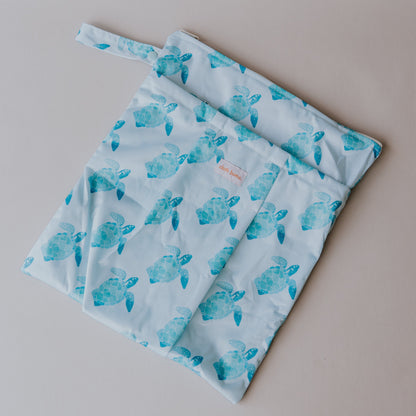 Large Double Pocket Wet Bag - Float On