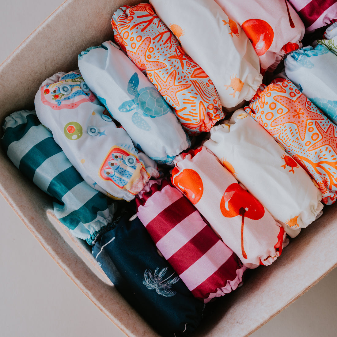 PIXIE One Size Fits Most Cloth Nappy - After Dark